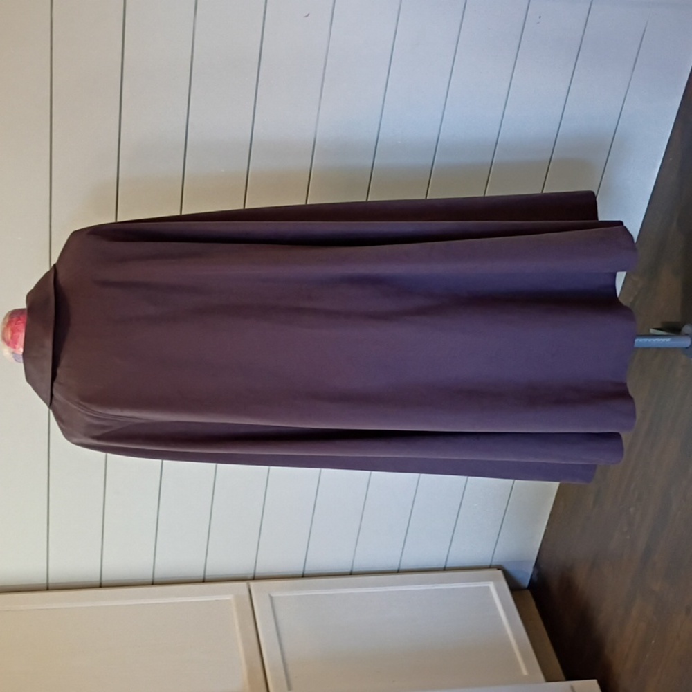 Vintage All Weather Cape Plum 80s Autumn Outerwear - Picture 5 of 6